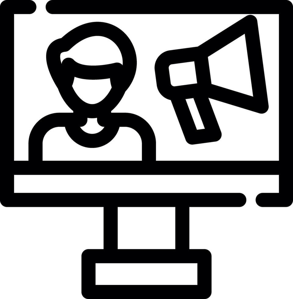 Advertising Creative Icon Design vector