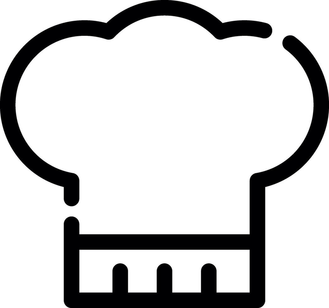 Chef Hat Creative Icon Design vector