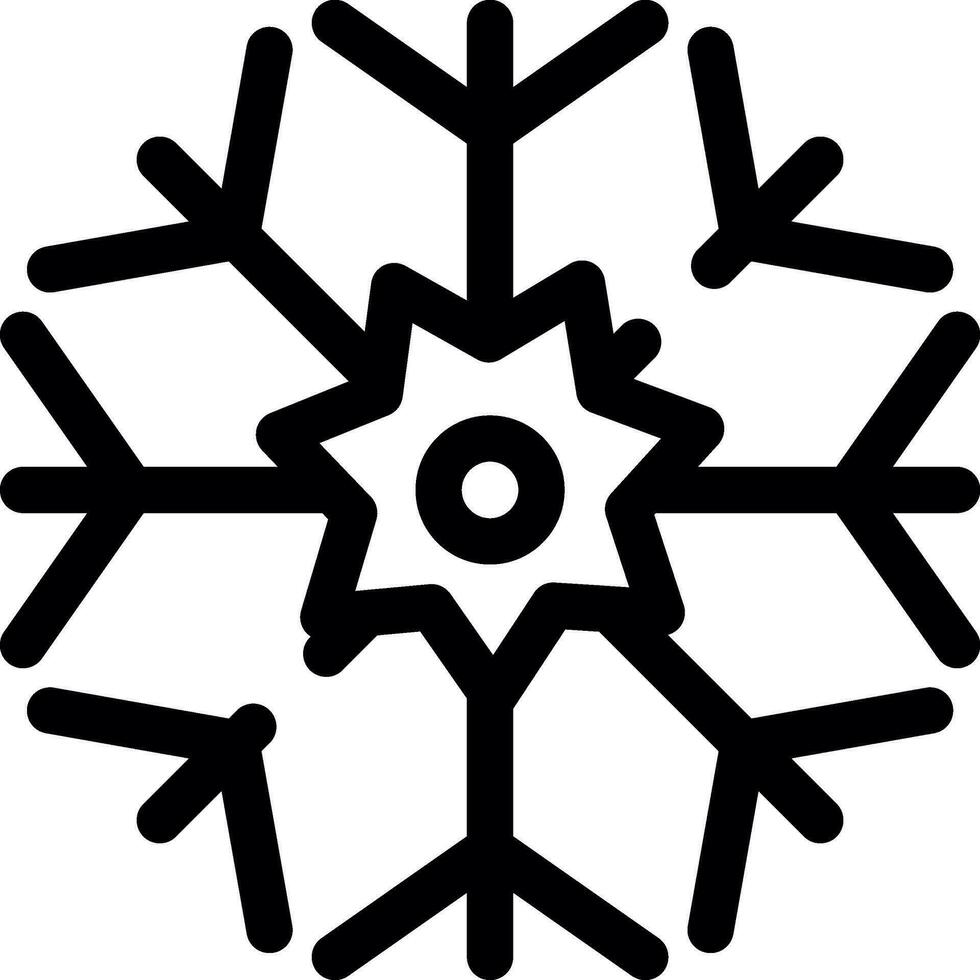 Snowflake Creative Icon Design vector