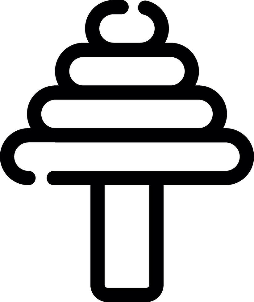 Edge Step Drill Creative Icon Design vector