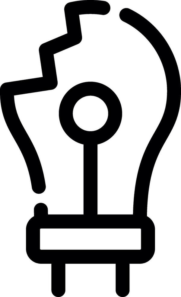 Bulb Creative Icon Design vector