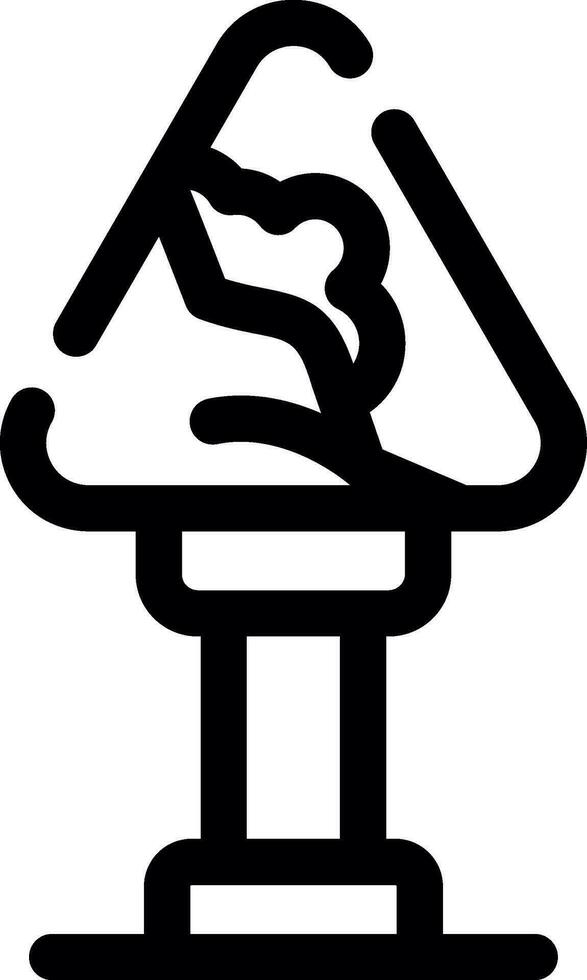 Avalanche Sign Creative Icon Design vector