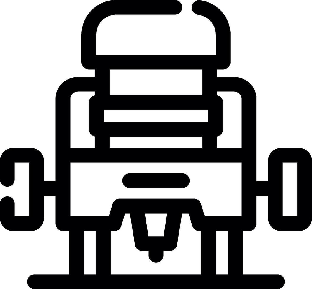 Router Machine Creative Icon Design vector