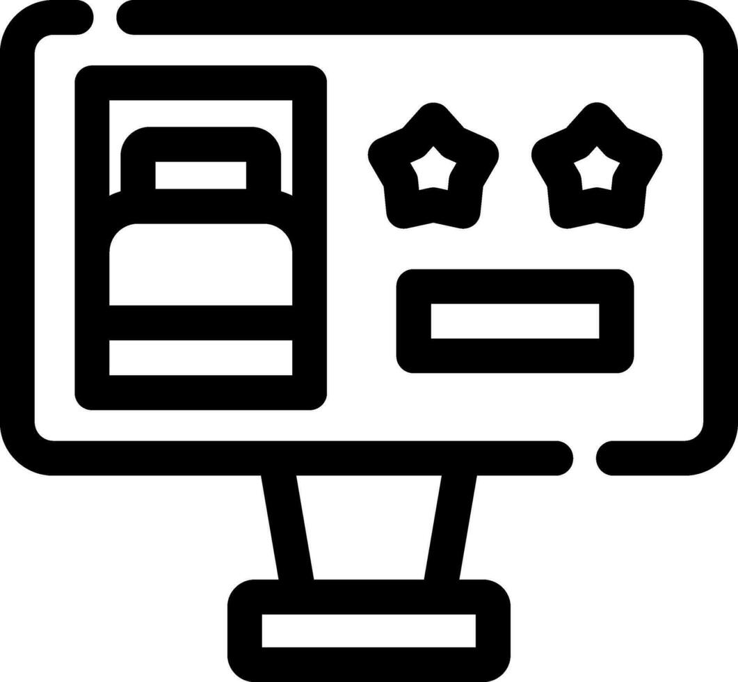 Online Booking Creative Icons Design vector