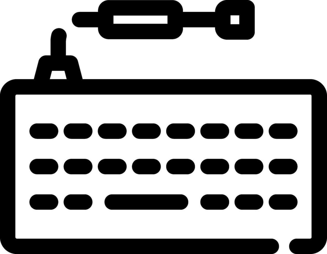 Keyboard Creative Icons Design vector