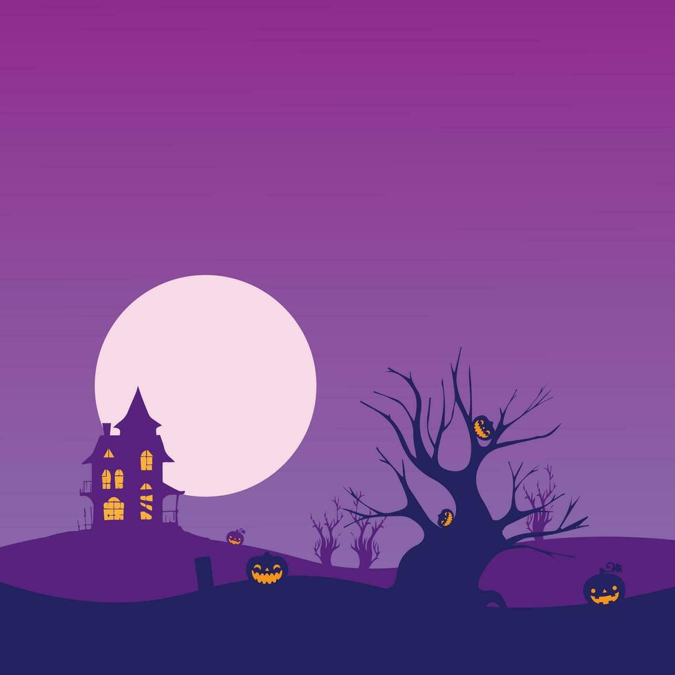 Vector background design with halloween theme