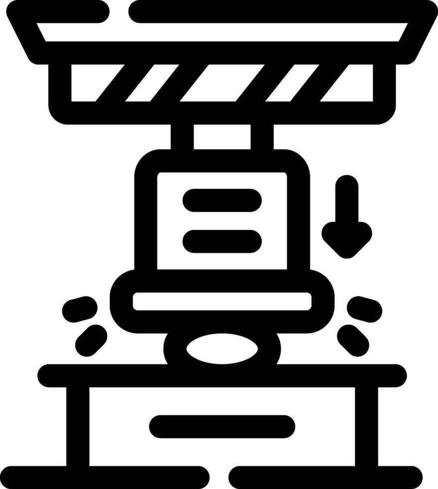 Hydraulic Creative Icon Design vector