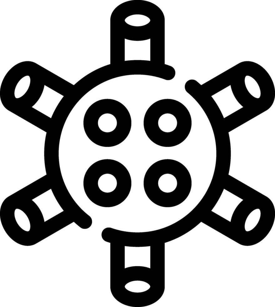Virus Creative Icons Design vector