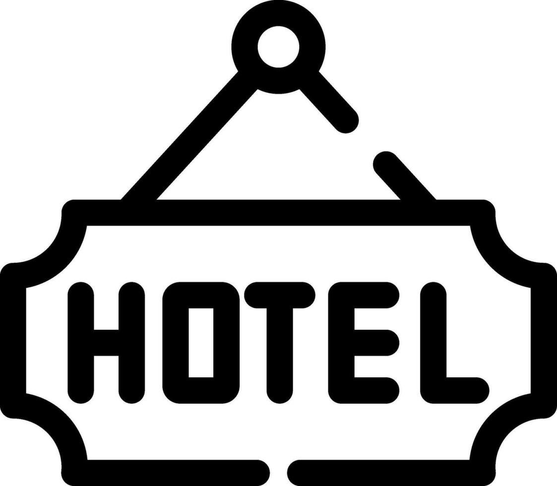 Hotel Creative Icons Design vector