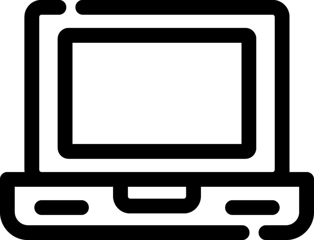 Laptop Creative Icons Design vector
