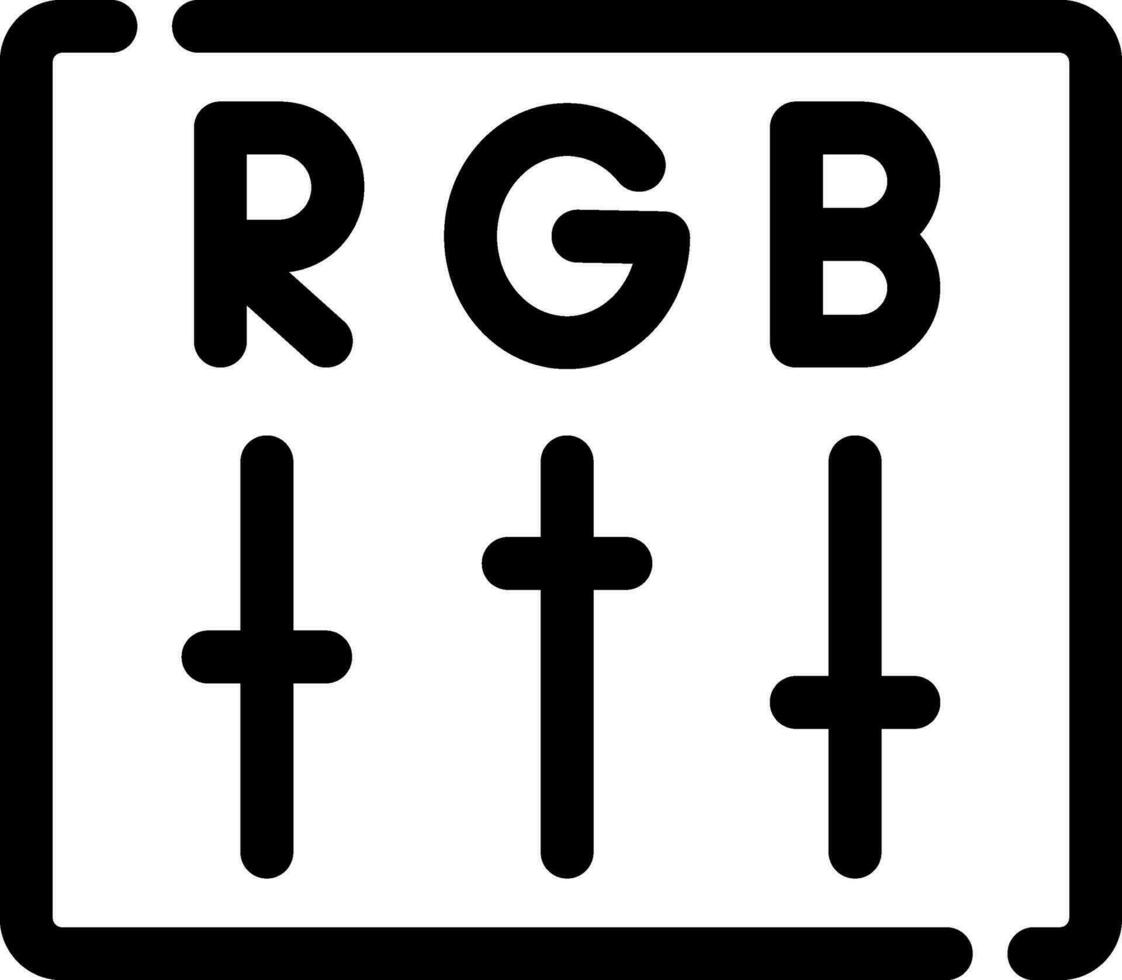 Rgb Creative Icon Design vector