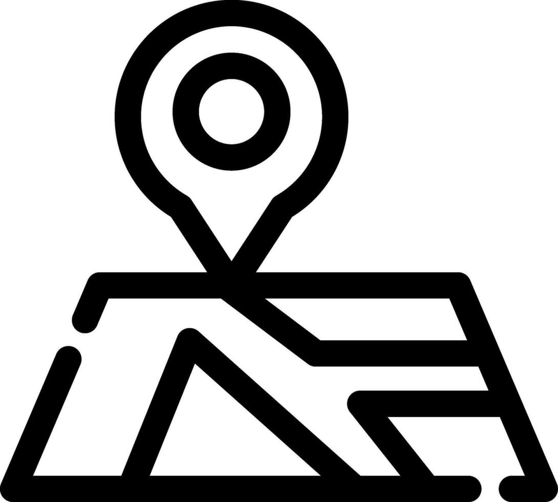 Map Creative Icon Design vector