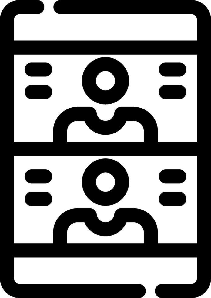 Videocall Creative Icon Design vector