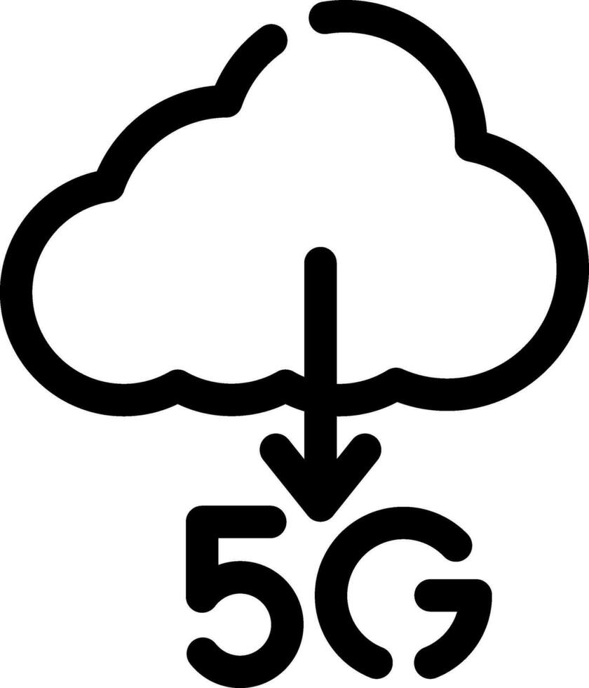 5G Download Creative Icon Design vector