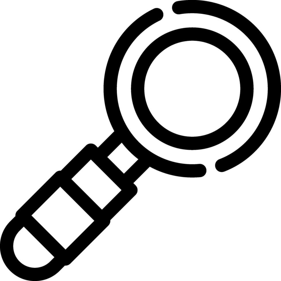 Magnifying Glass Creative Icon Design vector