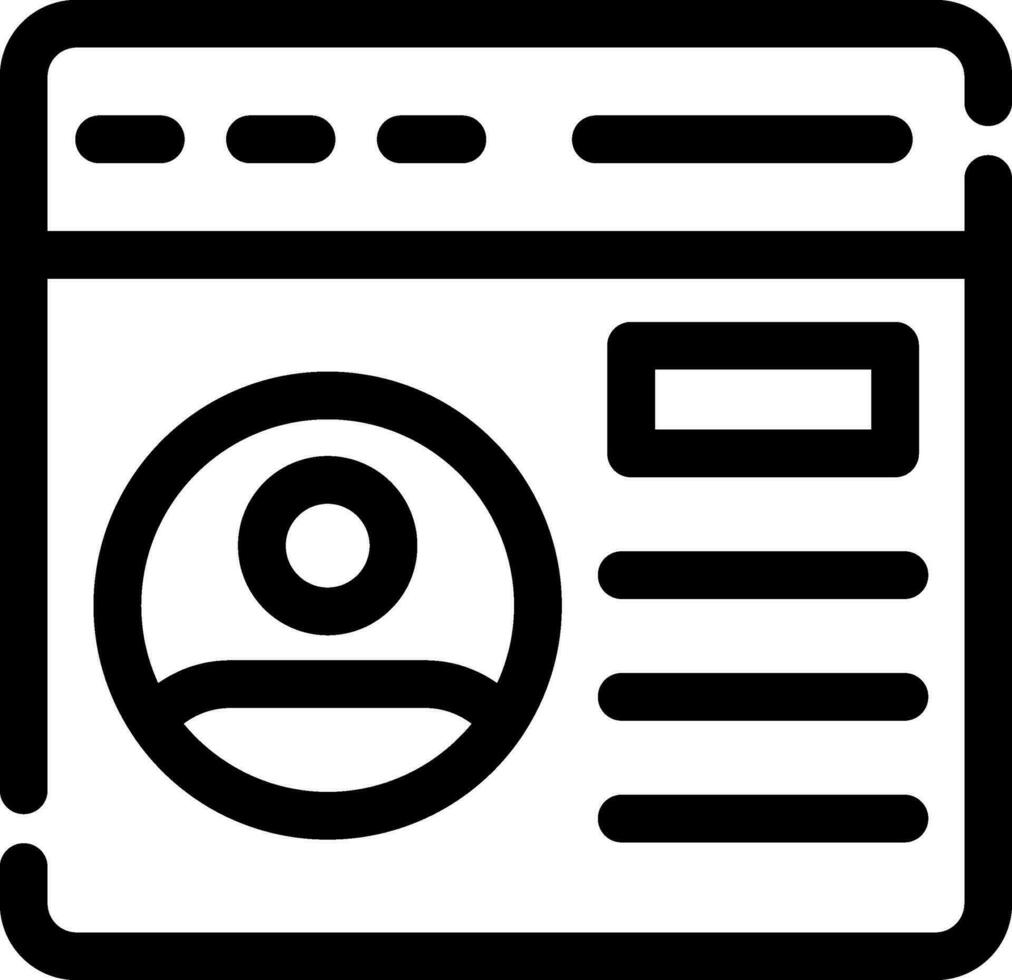 Blog Creative Icons Design vector