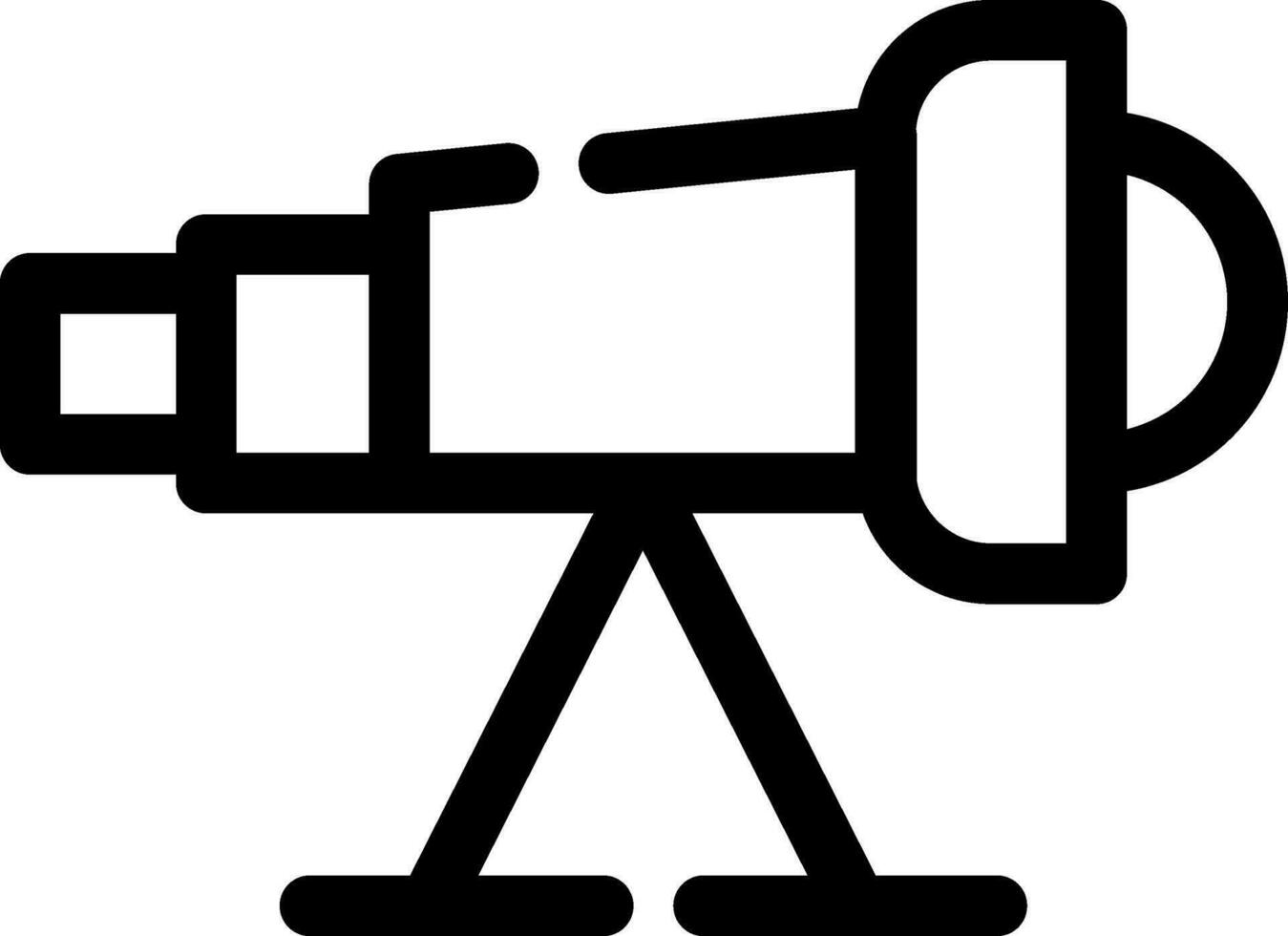 Telescope Creative Icon Design vector