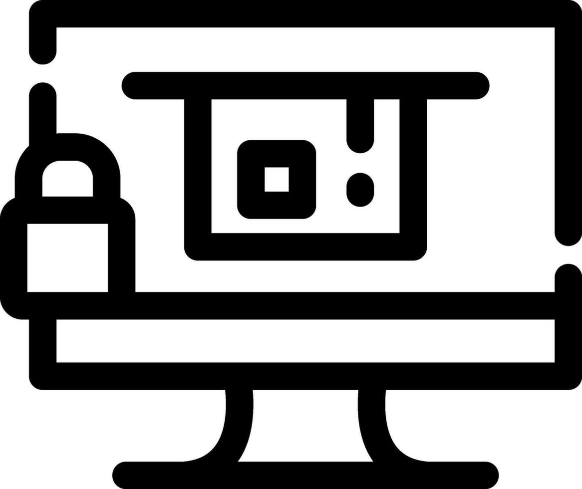 Blocked Creative Icon Design vector