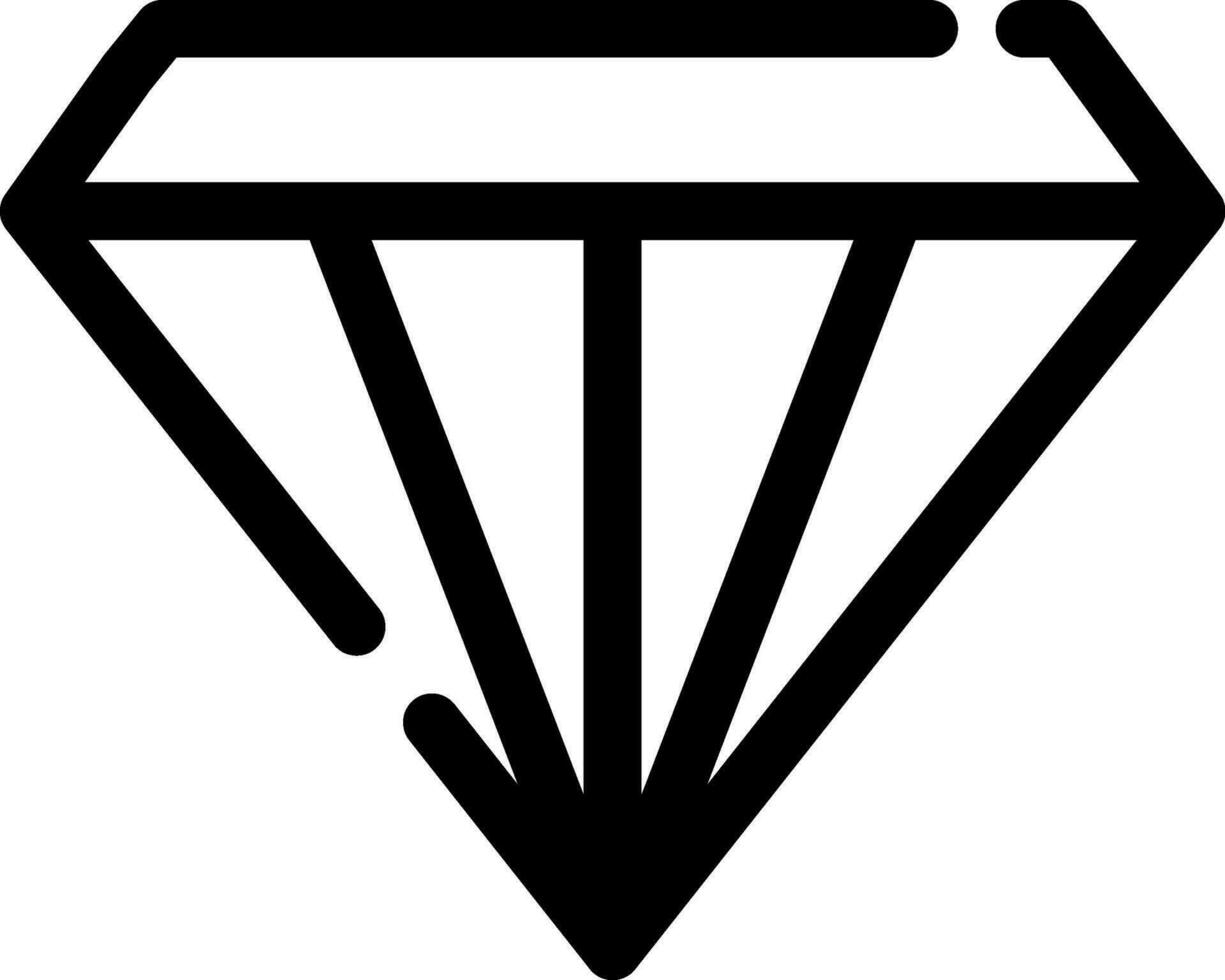 diseño de icono creativo de diamante vector