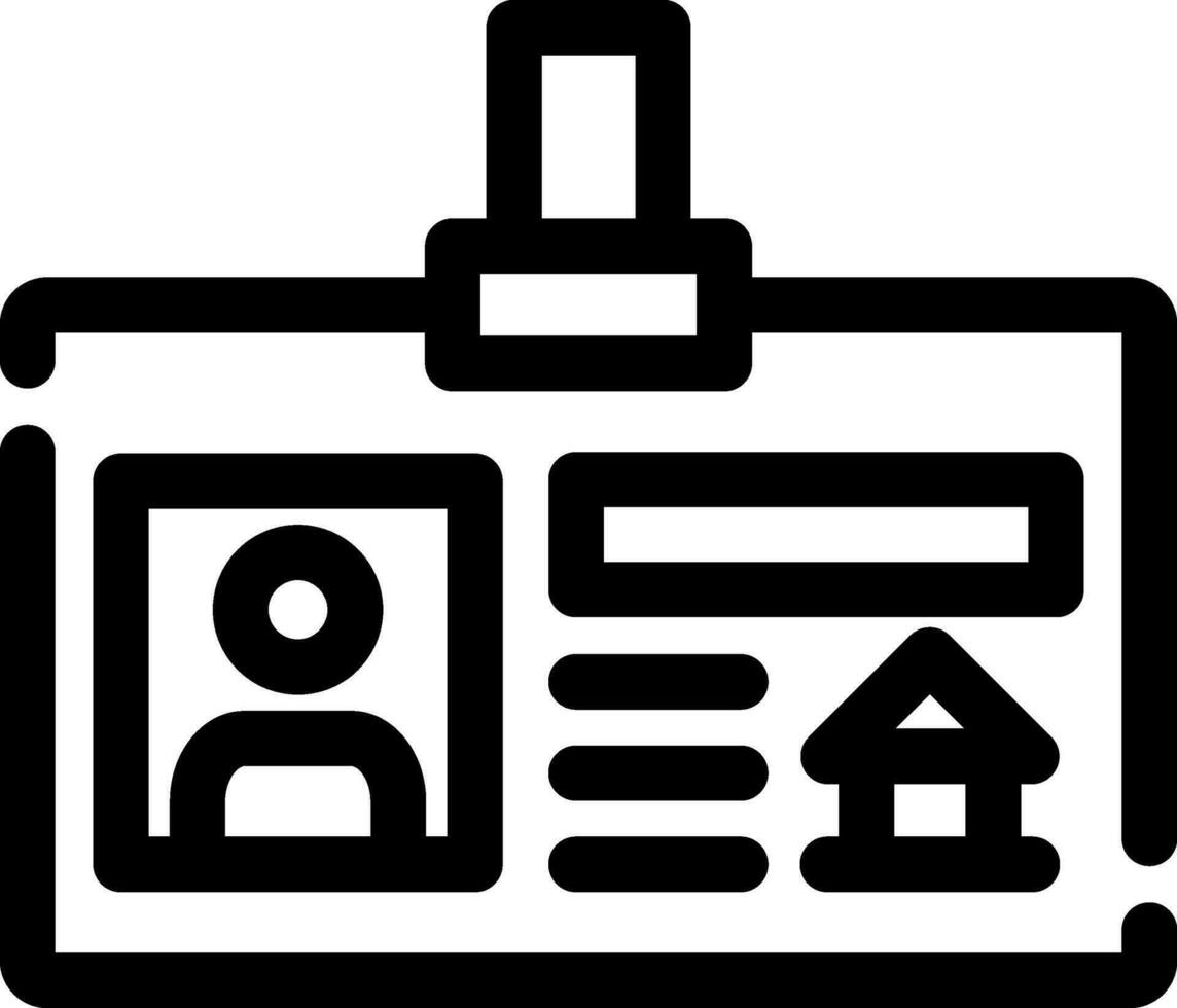ID Card Creative Icon Design vector