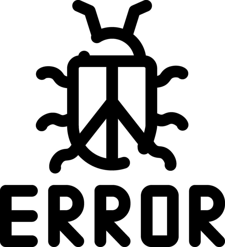 diseño de icono creativo de error vector