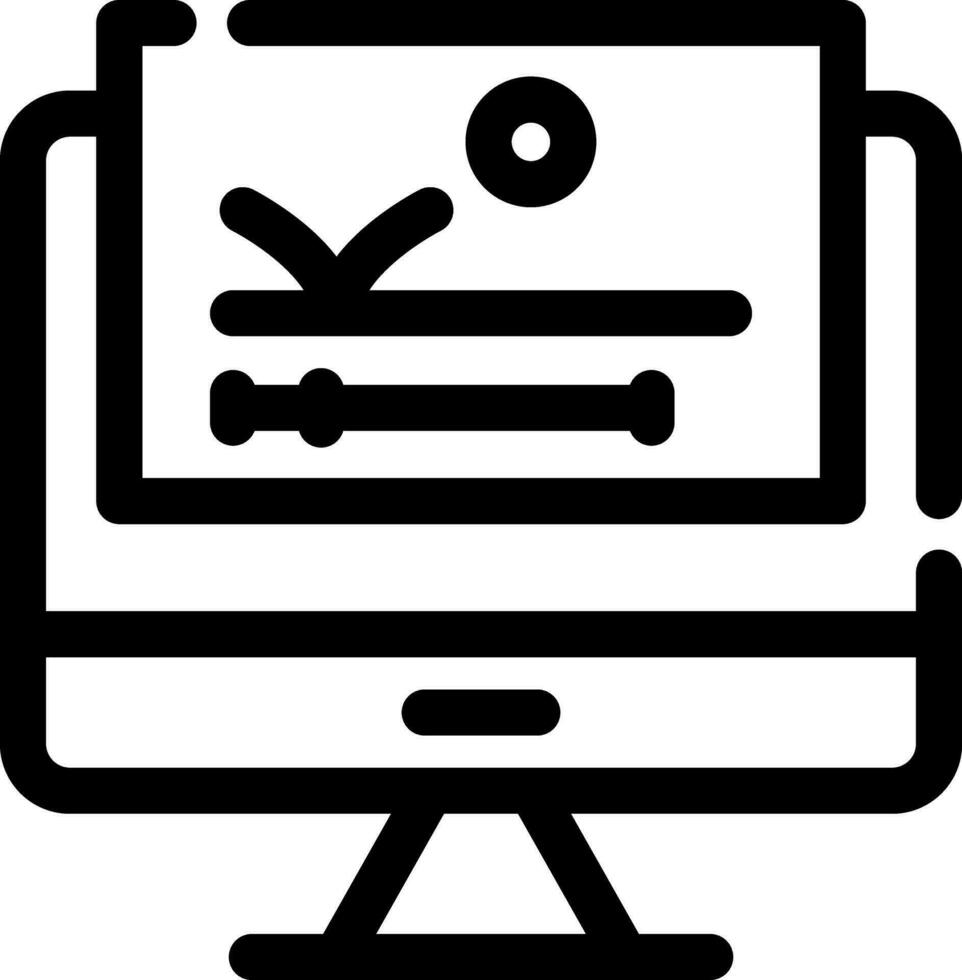 Motion Graphic Creative Icon Design vector