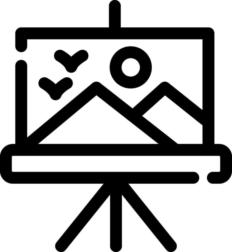 Canvas Creative Icon Design vector