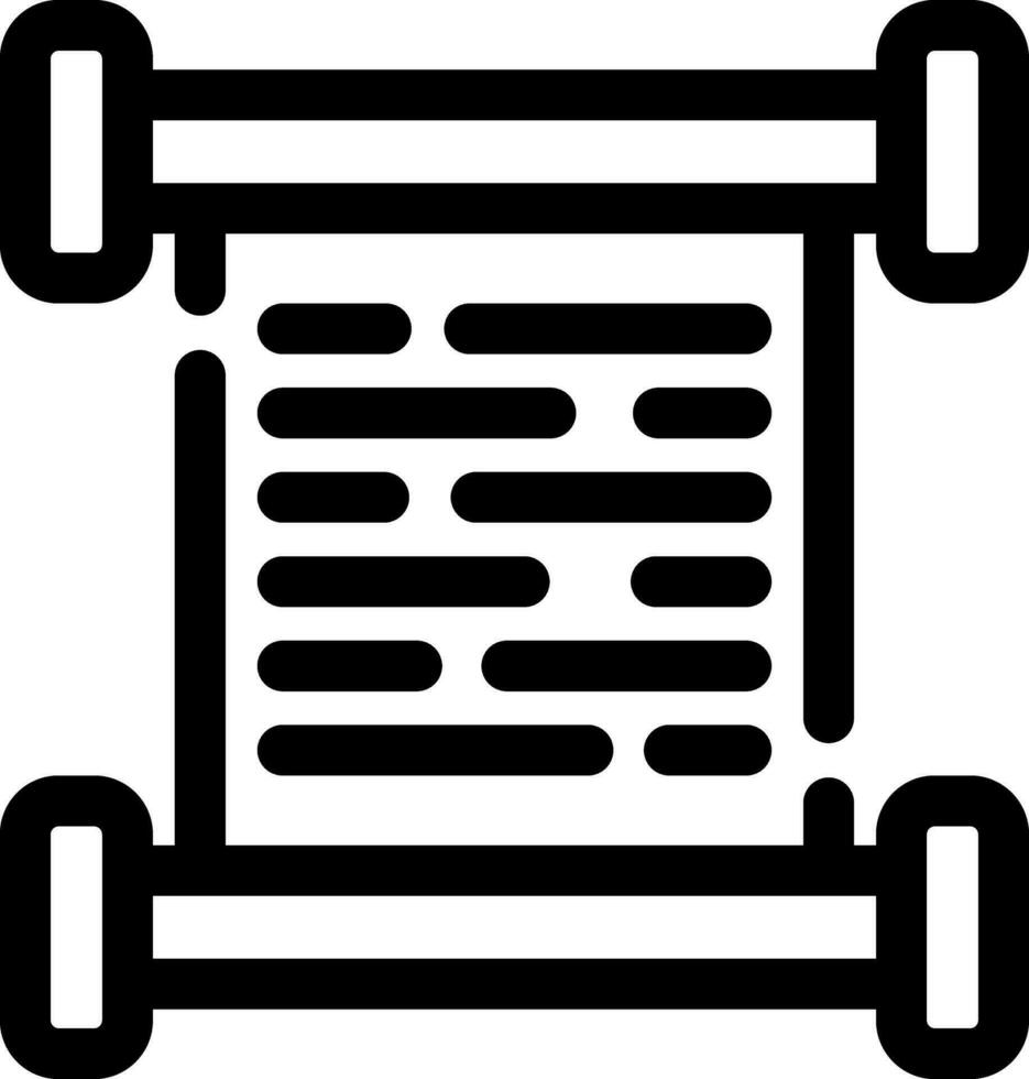 Scroll Creative Icon Design vector