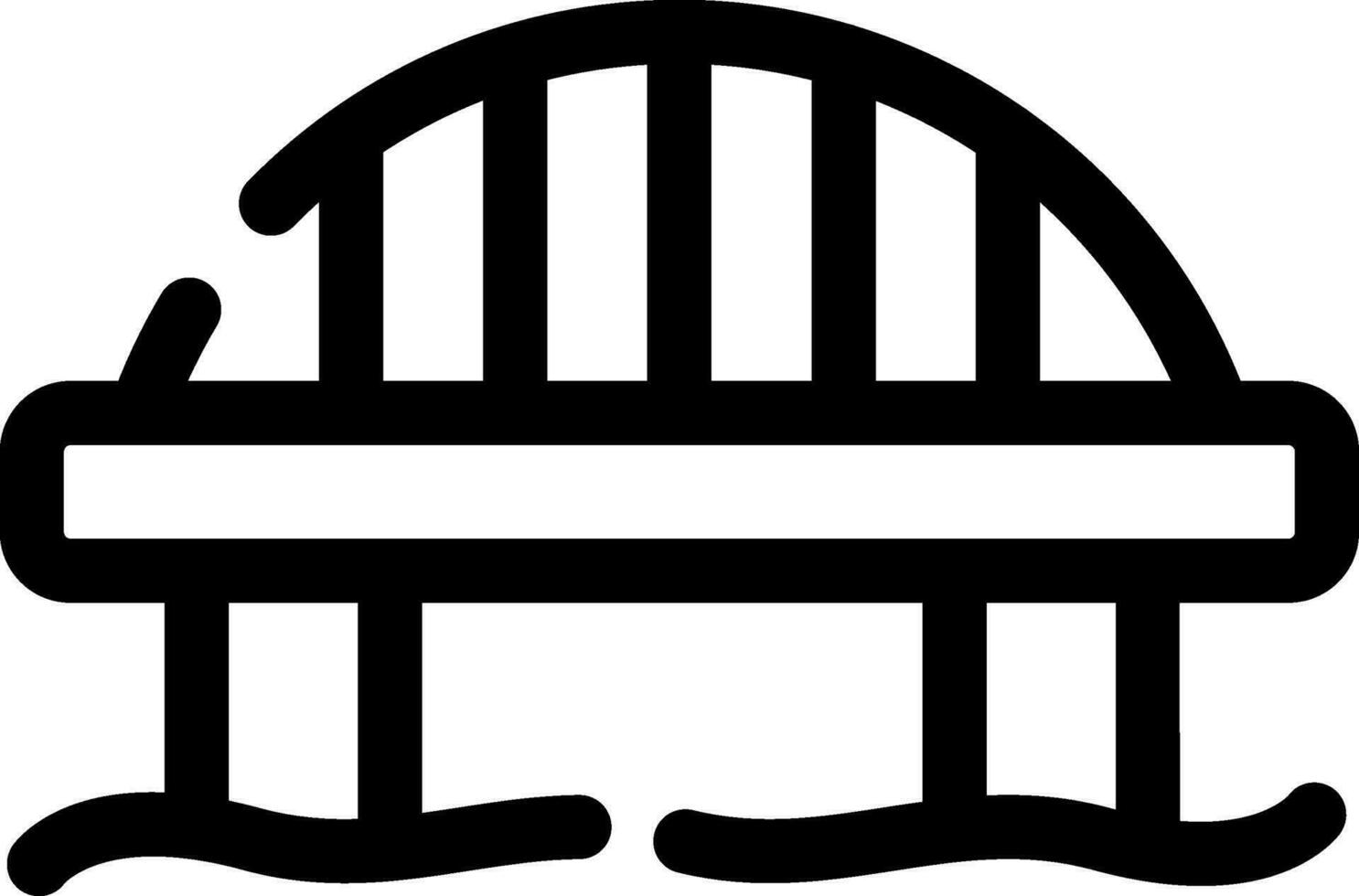 Bridge Creative Icon Design vector