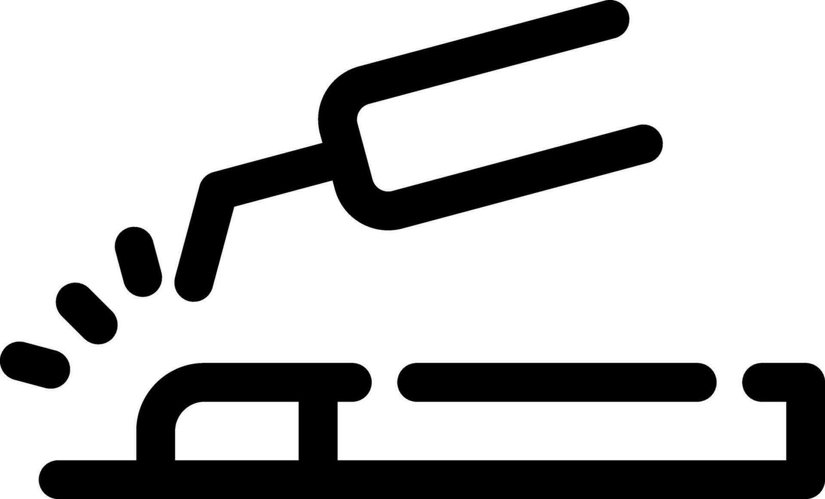 Welding Machine Creative Icon Design vector