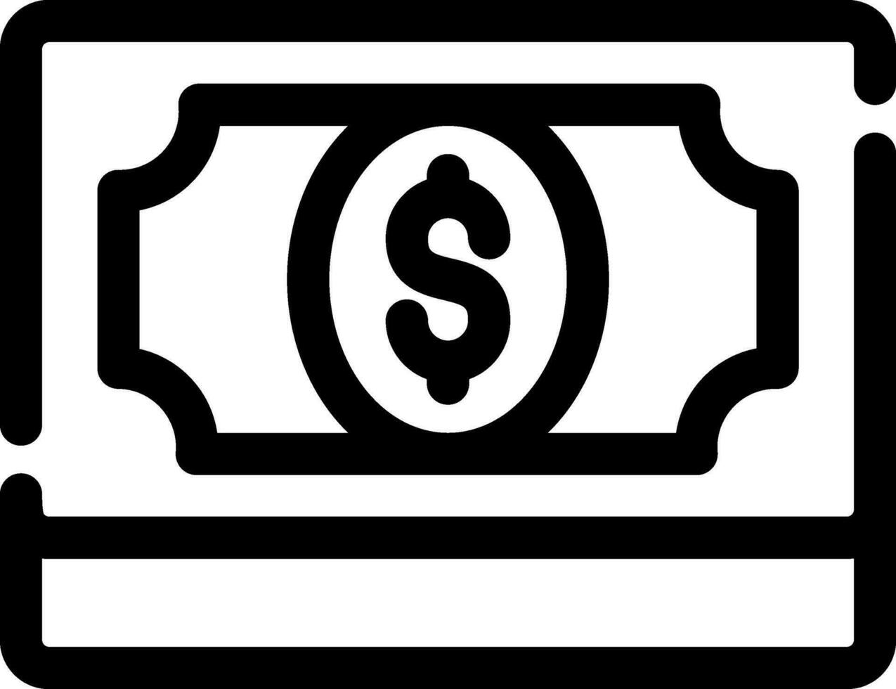 Banknotes Creative Icon Design vector