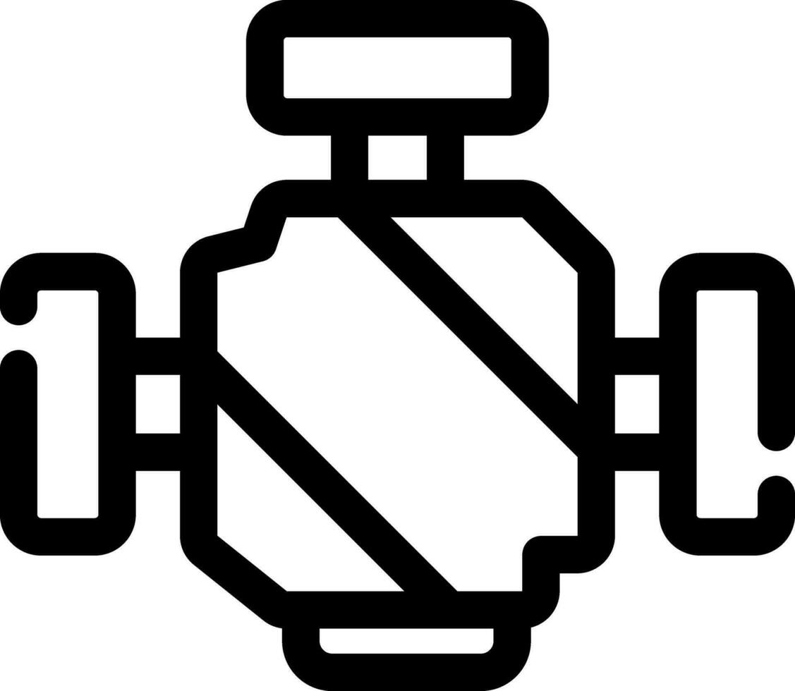 Car Engine Creative Icon Design vector