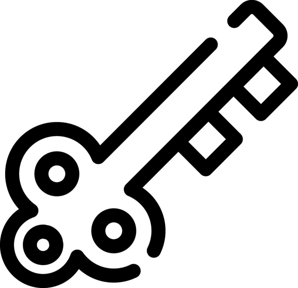 Door Key Creative Icon Design vector