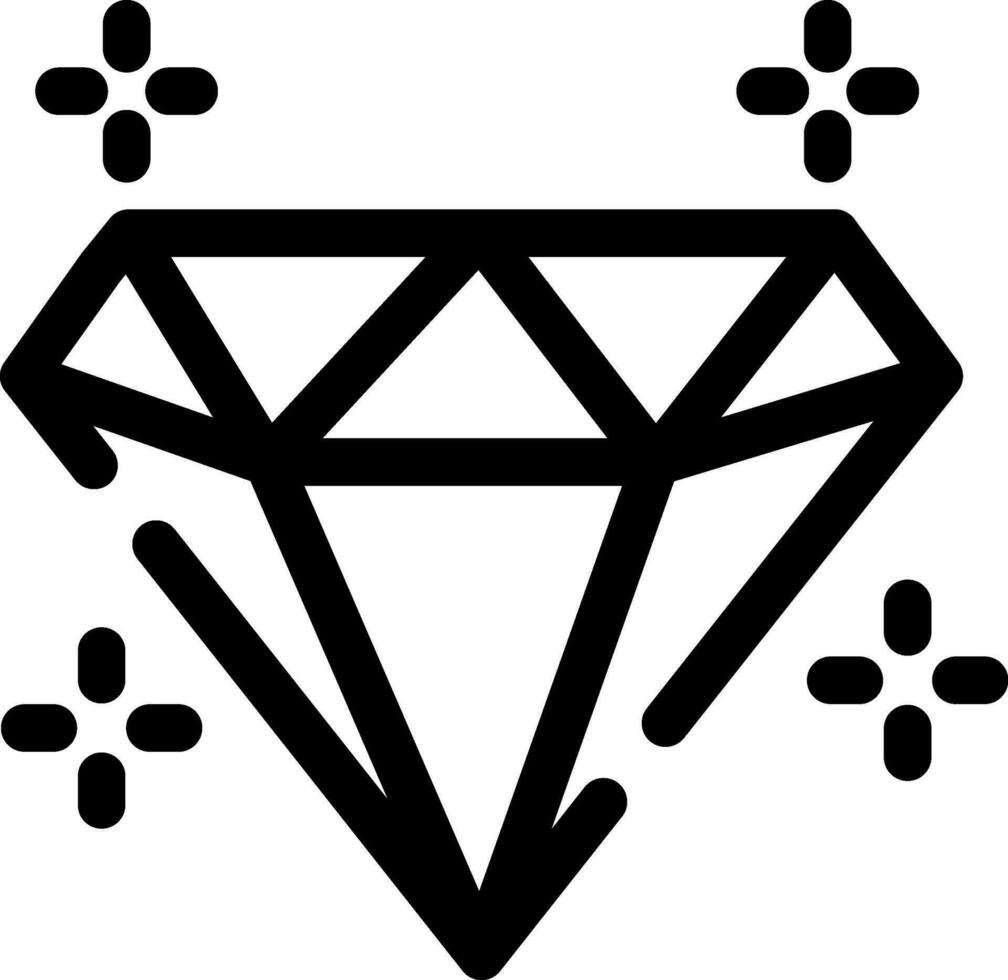 Diamond Creative Icon Design vector