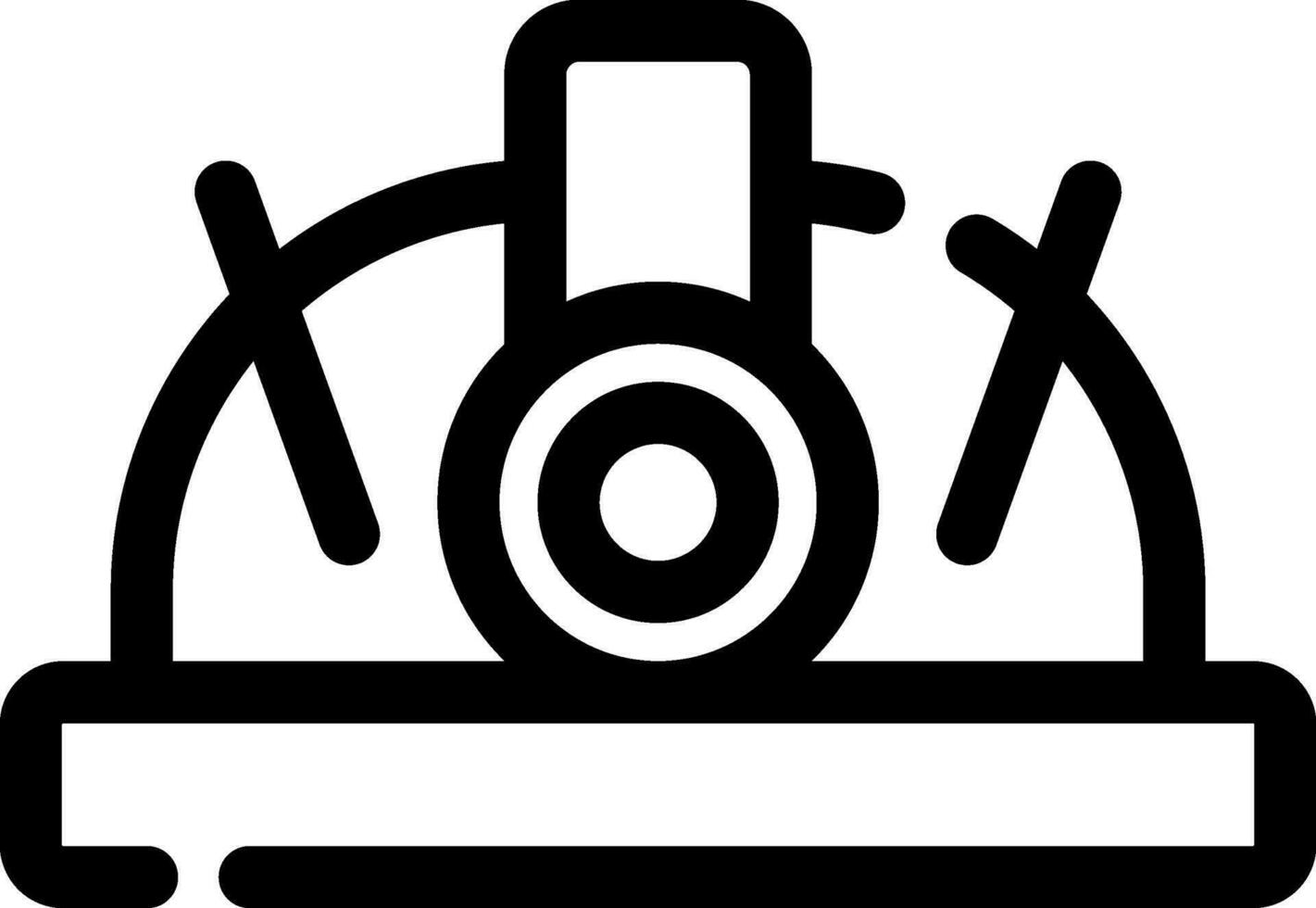 Helmet Creative Icon Design vector