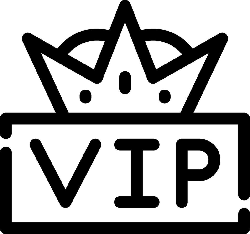 VIP creativo icono diseño vector