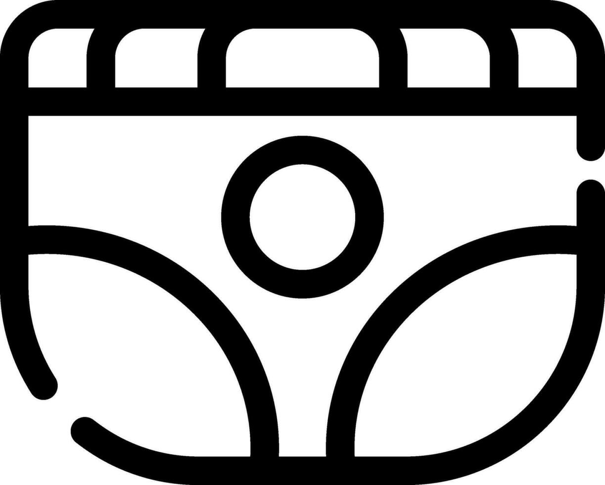 Diaper Creative Icon Design vector