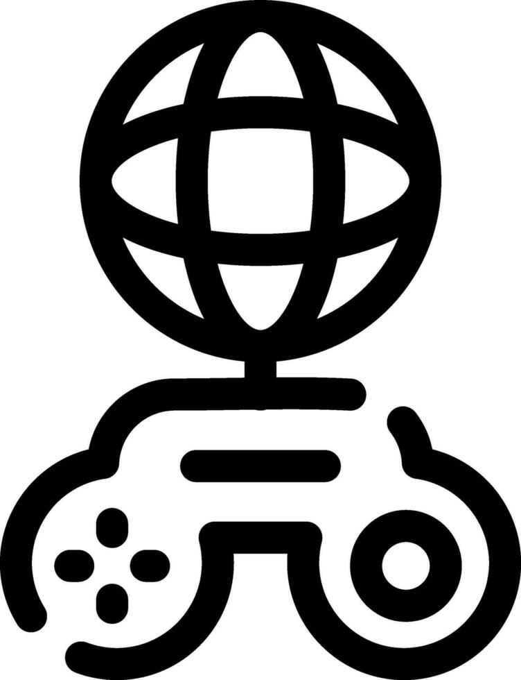 Global Gaming Creative Icon Design vector