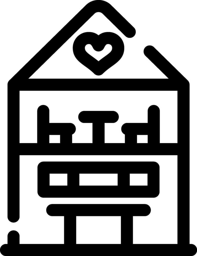 Dolls House Creative Icon Design vector