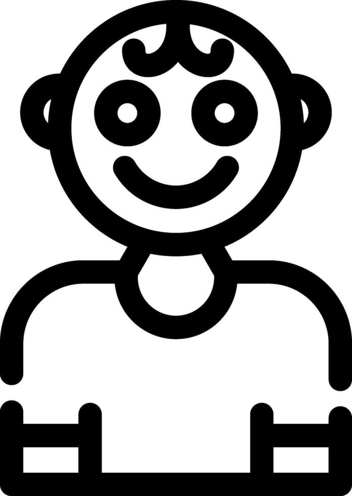 Baby Boy Creative Icon Design vector