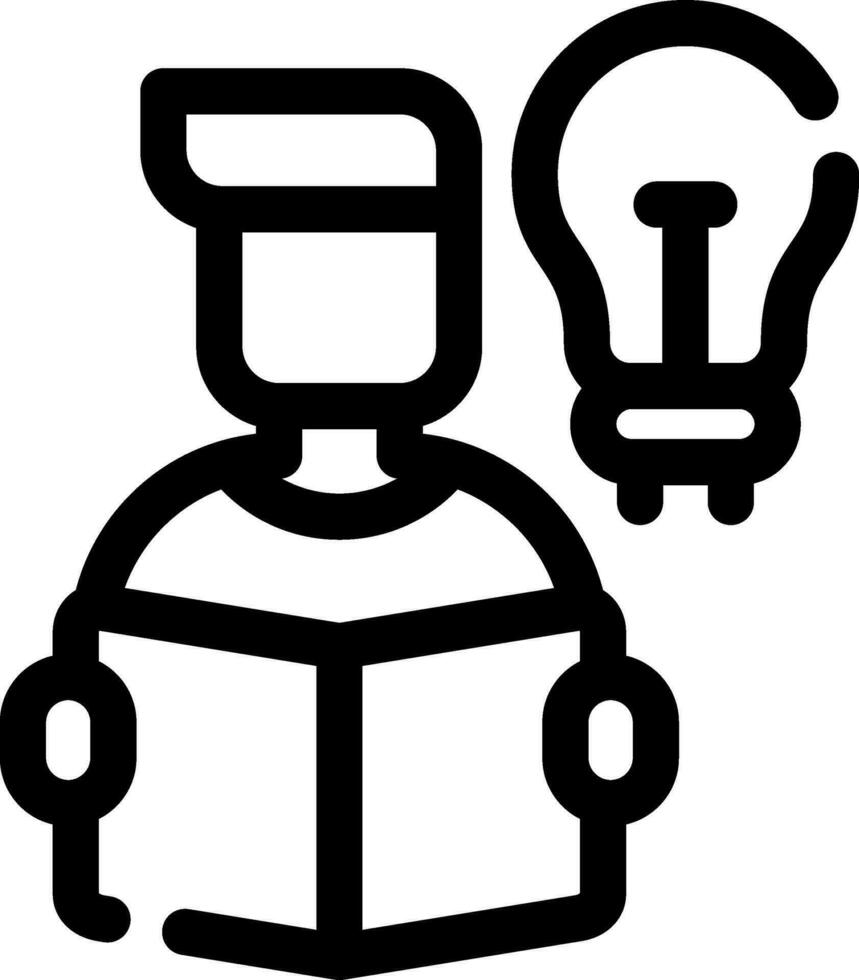 Self Learning Creative Icon Design vector