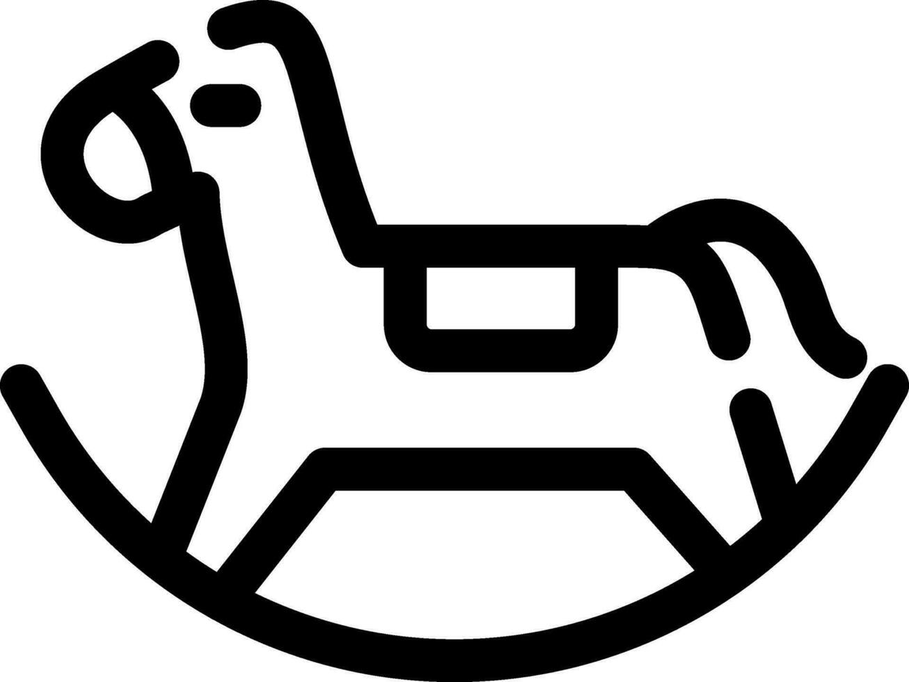 Toy Horse Creative Icon Design vector