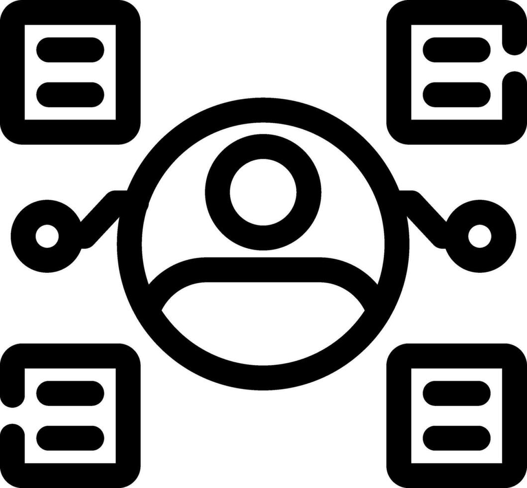 User Predictions Creative Icon Design vector