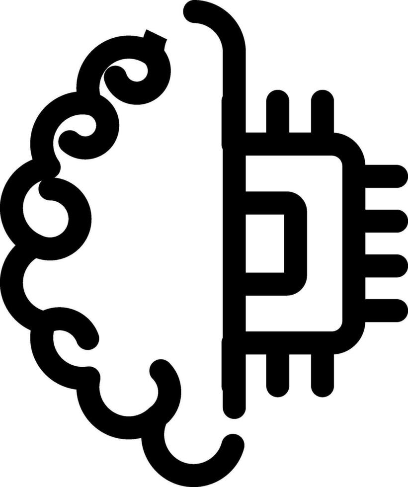 Super Intelligence Creative Icon Design vector