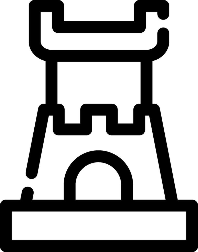 Castle Creative Icon Design vector