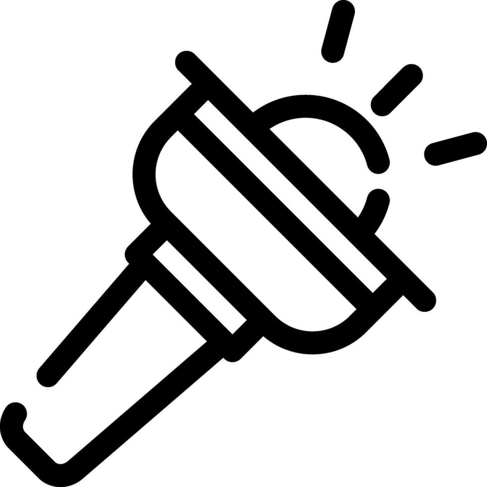 Flashlight Creative Icon Design vector