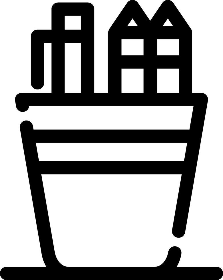 Office Supplies Creative Icon Design vector