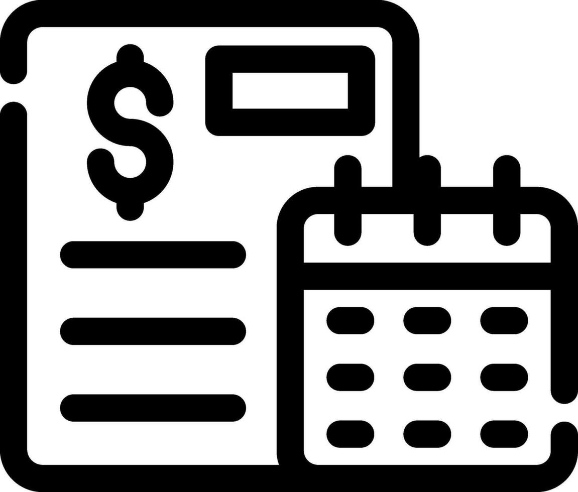 Yearly Sales Report Creative Icon Design vector
