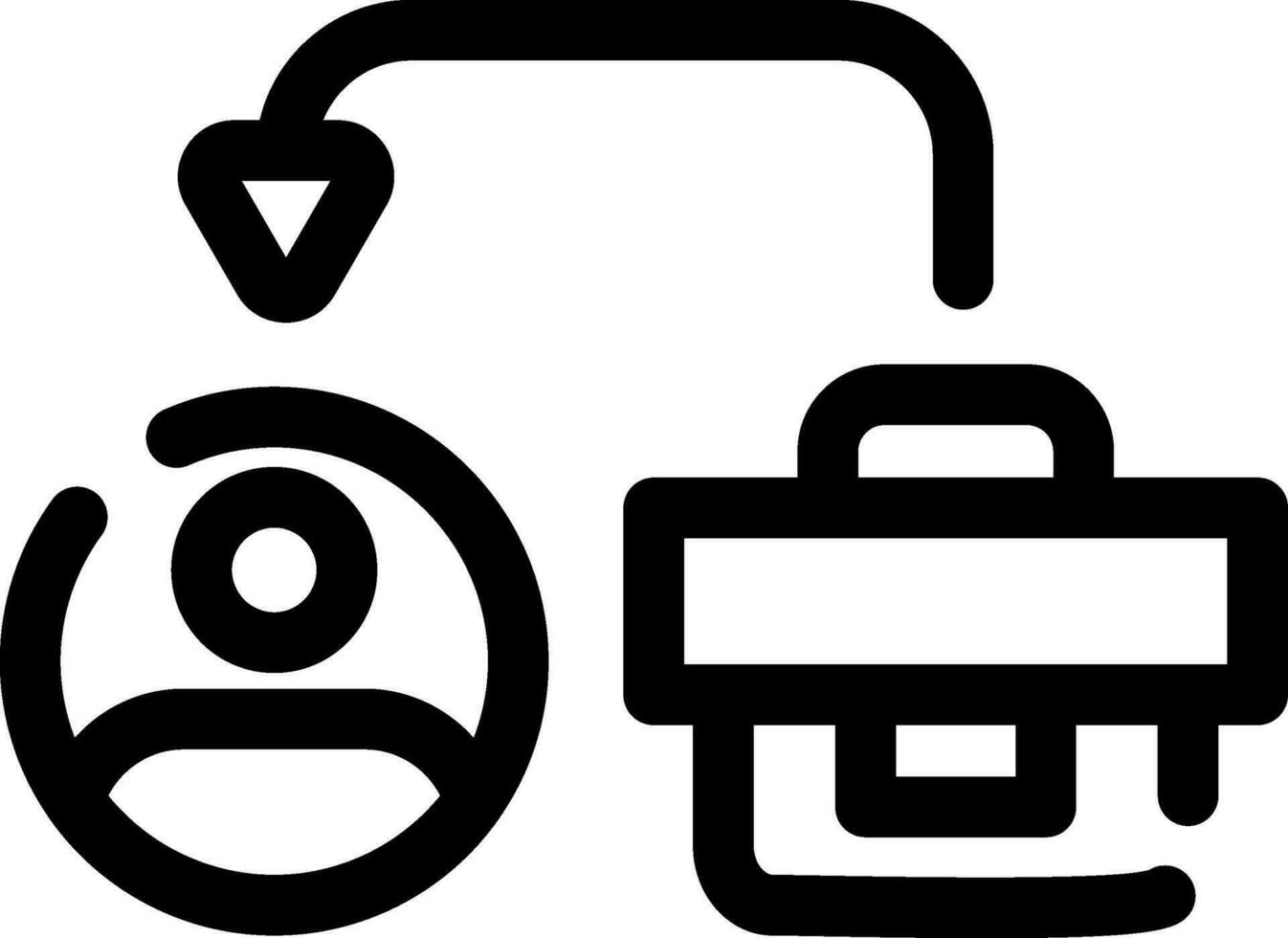 B2C Creative Icon Design vector
