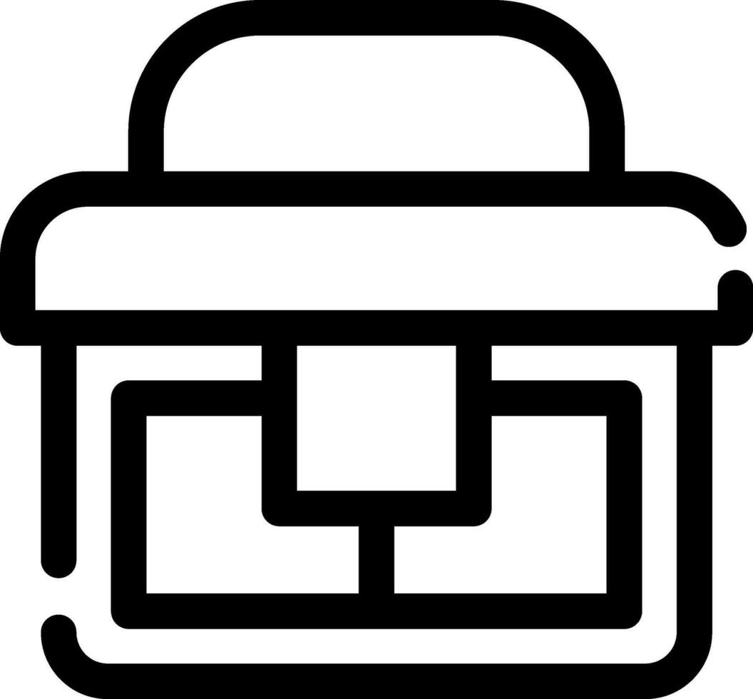 Fish Cooler Creative Icon Design vector